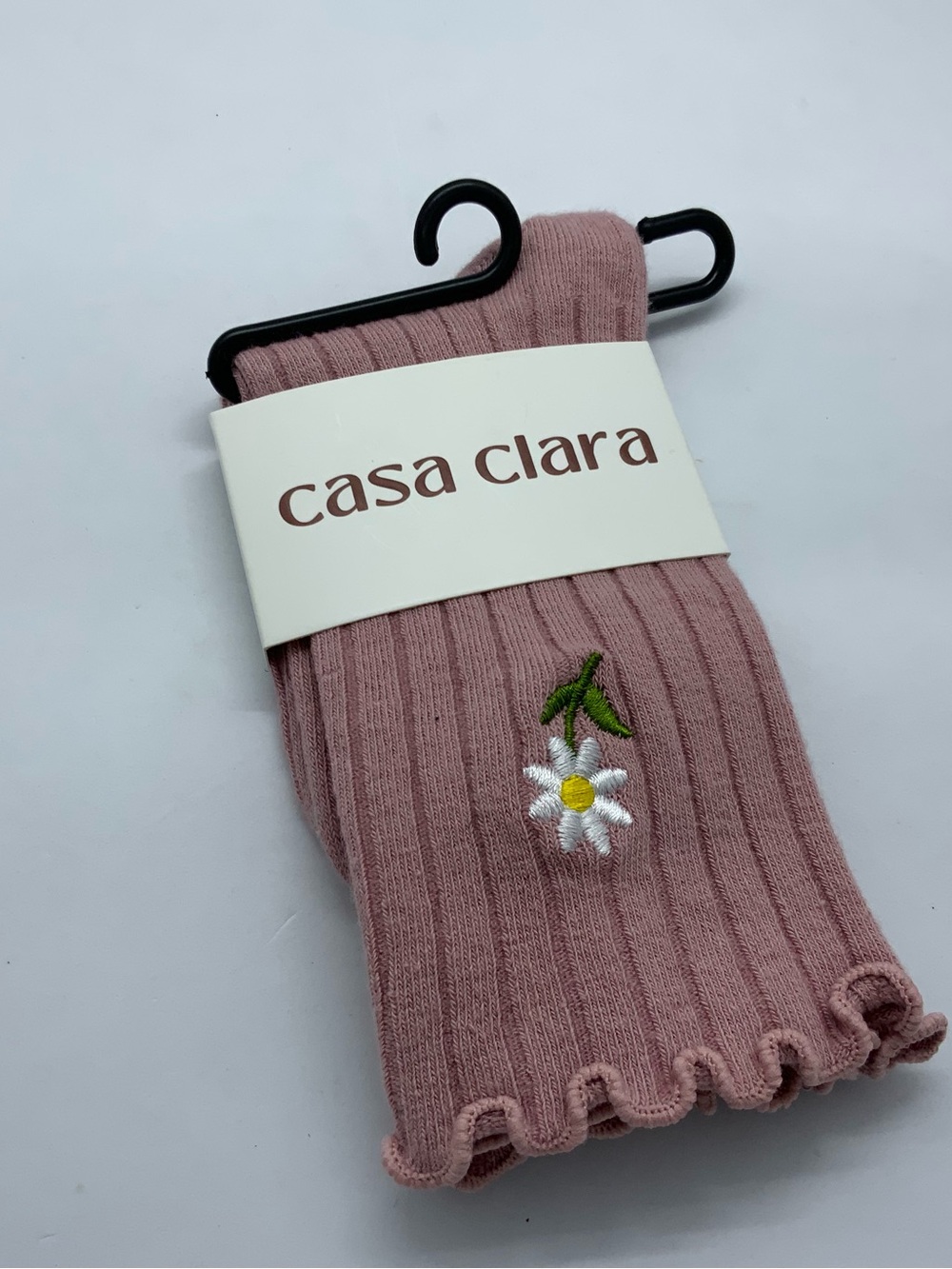 Casa Clara Daisy Flower Ruffled Socks